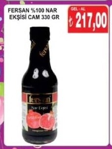 Fersan %100 Nar Ekşisi Cam 330 Gr