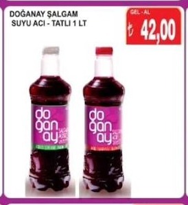Doğanay Şalgam Suyu Acı- Tatlı 1 Lt