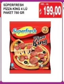 Süperfresh Pizza King 4 Lü Paket 780 Gr