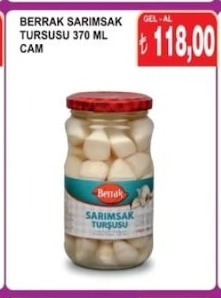 Berrak Sarımsak Turşusu 370 Ml Cam
