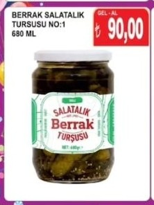 Berrak Salatalık Turşusu No:1 680 Ml