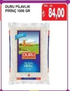 Duru Pilavlık Pirinç 1000 Gr