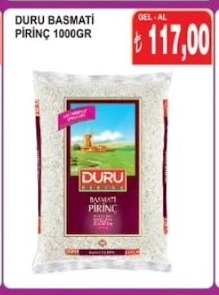 Duru Basmati Pirinç 1000Gr