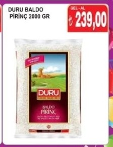 Duru Baldo Pirinç 2000 Gr