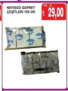 Nefisgo Gofret Çeşitleri 150 Gr