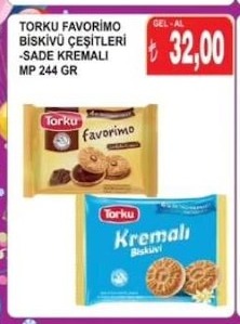 Torku Favorimo Bisküvi Çeşitleri -Sade Kremali Mp 244 Gr
