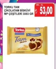 Torku Tam Çikolatam Bisküvi Mp Çeşitleri 3X83 Gr
