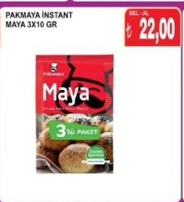 Pakmaya Instant Maya 3X10 Gr