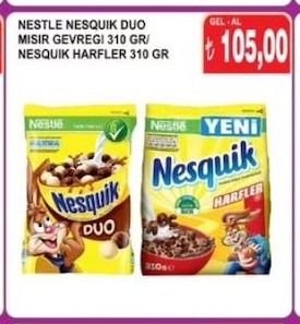 Nestle Nesquik Duo Misir Gevreği 310 Gr/ Nesquik Harfler 310 Gr