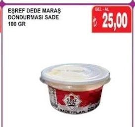 Eşref Dede Maraş Dondurmasi Sade 100 Gr