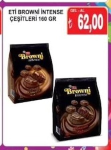 Eti Browni Intense Çeşitleri 160 Gr
