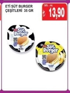 Eti Süt Burger Çeşitleri 35 Gr