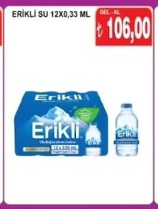Erikli Su 12X0,33 Ml