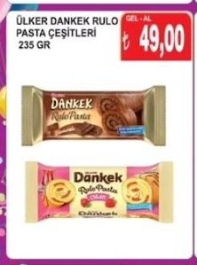Ülker Dankek Rulo Pasta Çeşitleri 235 Gr