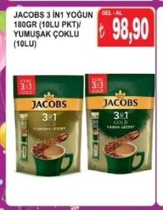 Jacobs 3 In1 Yoğun 180Gr (10'Lu Pkt) / Yumuşak Çoklu (10'Lu)