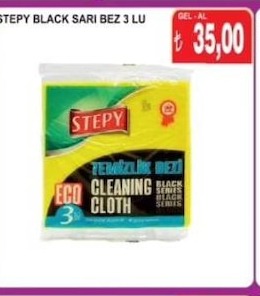 Stepy Black Sari Bez 3 Lü