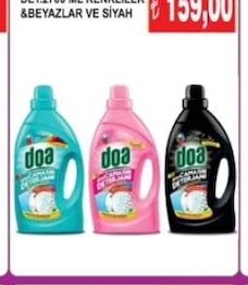 Doa 1700 Ml Renkliler &Beyazlar Ve Siyah