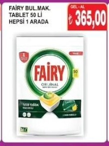 Fairy Bul.Mak. Tablet 50 Li Hepsi 1 Arada