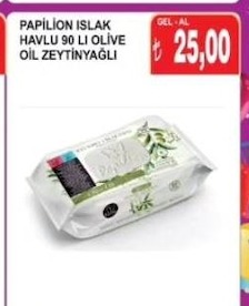 Papilion Islak Havlu 90 Li Olive Oil Zeytinyağlı