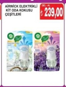Airwick Elektrikli Kit Oda Kokusu Çeşitleri