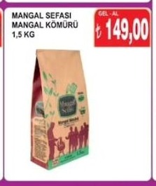 Mangal Sefası Mangal Kömürü 1,5 Kg