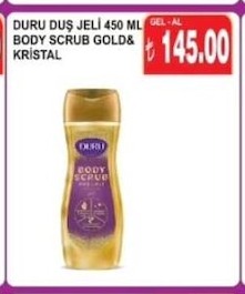 Duru Duş Jeli Body Scrub Gold&Kristal 450 Ml