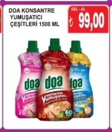 Doa Konsantre Yumuşatici Çeşitleri 1500 Ml