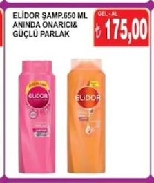 Elidor Şamp.650 Ml Aninda Onarici& Güçlü Parlak