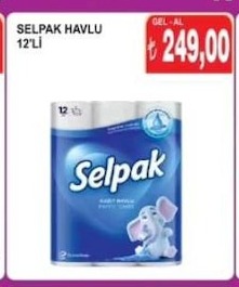 Selpak Havlu 12'Li