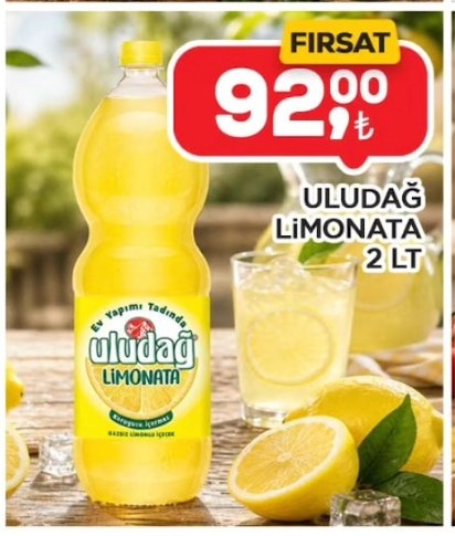 Uludağ Limonata 2 Lt