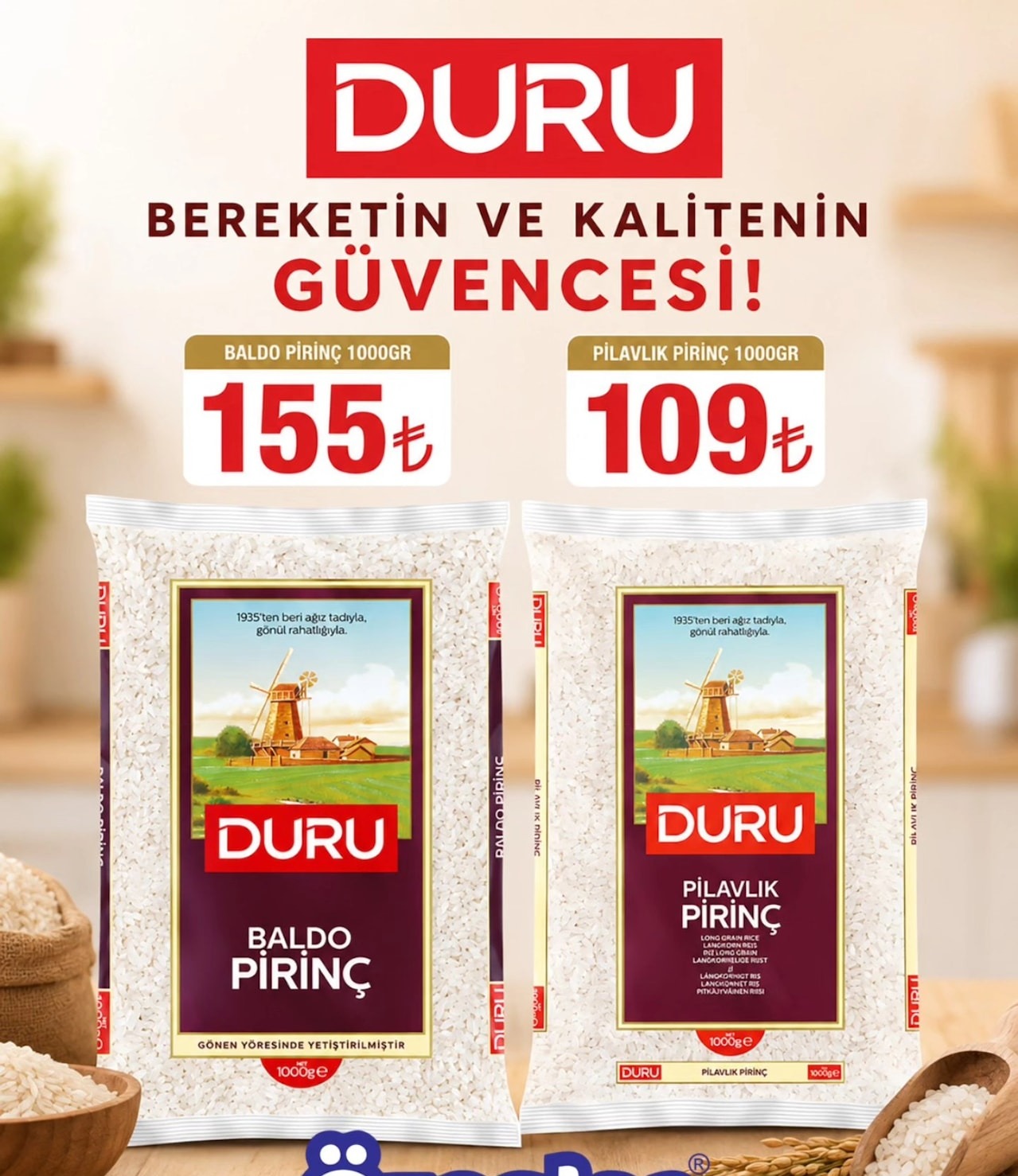 Duru Baldo Pirinç 1000G