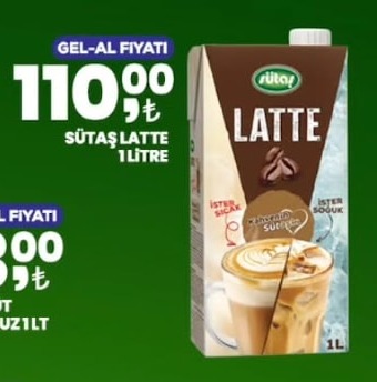 Sütaş Latte 1 Litre