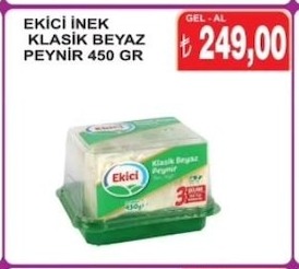 Ekici İnek Klasik Beyaz Peynir 450 Gr