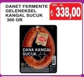 Danet Fermente Geleneksel Kangal Sucuk 300 Gr
