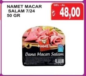 Namet Macar Salam 7/24 50 Gr