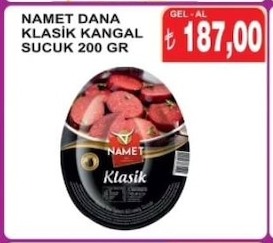 Namet Dana Klasik Kangal Sucuk 200 Gr