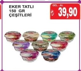 Eker Tatlı Çeşitleri 150 Gr
