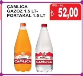 Çamlıca Gazoz Portakal Gazoz 1.5 Lt