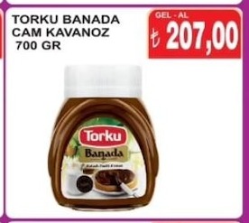 Torku Banada Cam Kavanoz 700 Gr