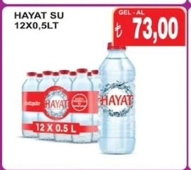 Hayat Su 12X0,5Lt