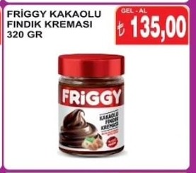 Friggy Kakaolu Findik Kremasi 320 Gr