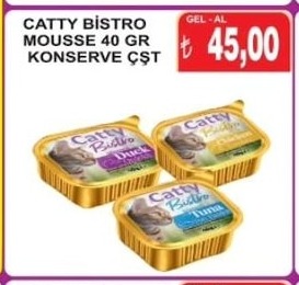 Catty Bistro Mousse 40 Gr Konserve Çşt