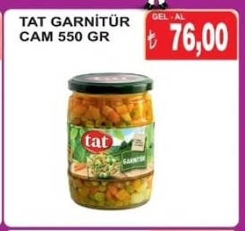 Tat Garnitür Cam 550 Gr