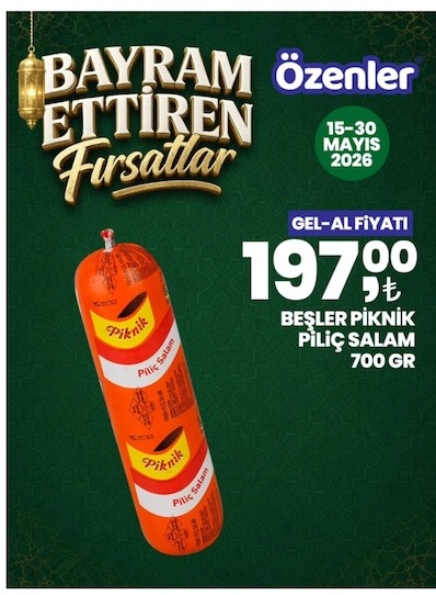Beşler Pıknık Piliç Salam 700 Gr