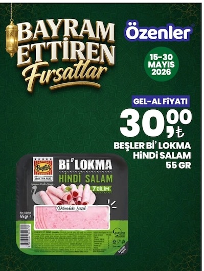 Beşler Bi'Lokma Hindi Salam 55 Gr