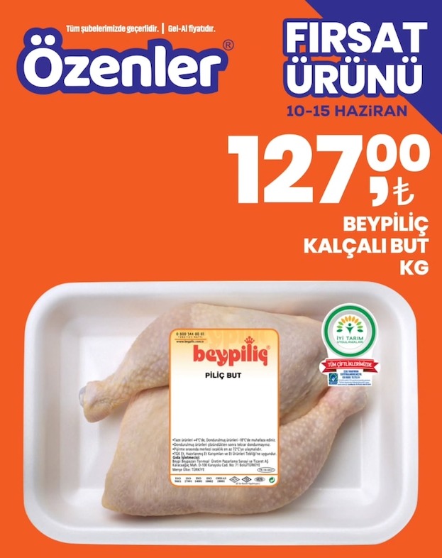 Özlemler Beypiliç Kemikli But Kg
