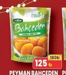 Peyman Bahçeden Kuru Kayısı