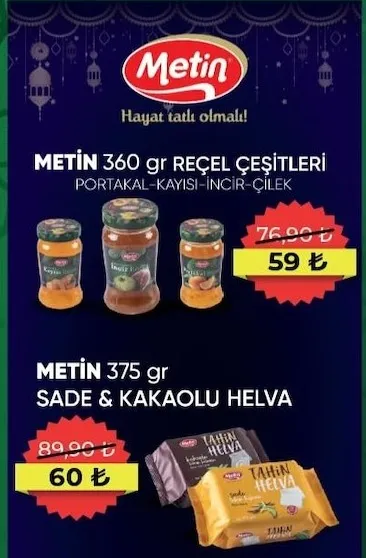 Meti̇N 360 Gr Reçel Çeşi̇Tleri̇