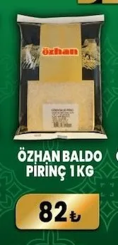 Özhan Baldo Pirinç 1 Kg
