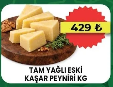 Tam Yağlı Eski Kaşar Peyniri Kg